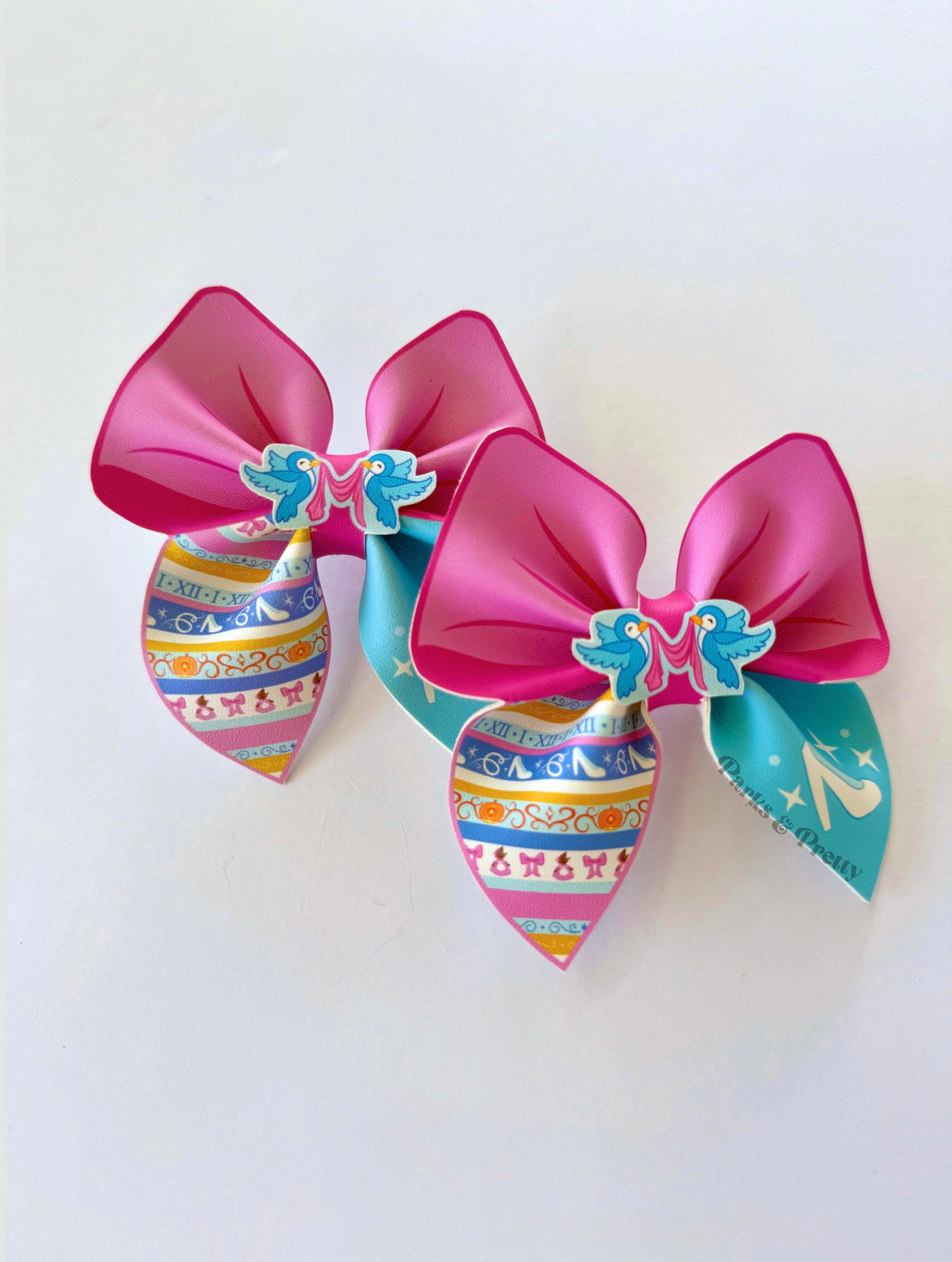 Glass slipper princess bow