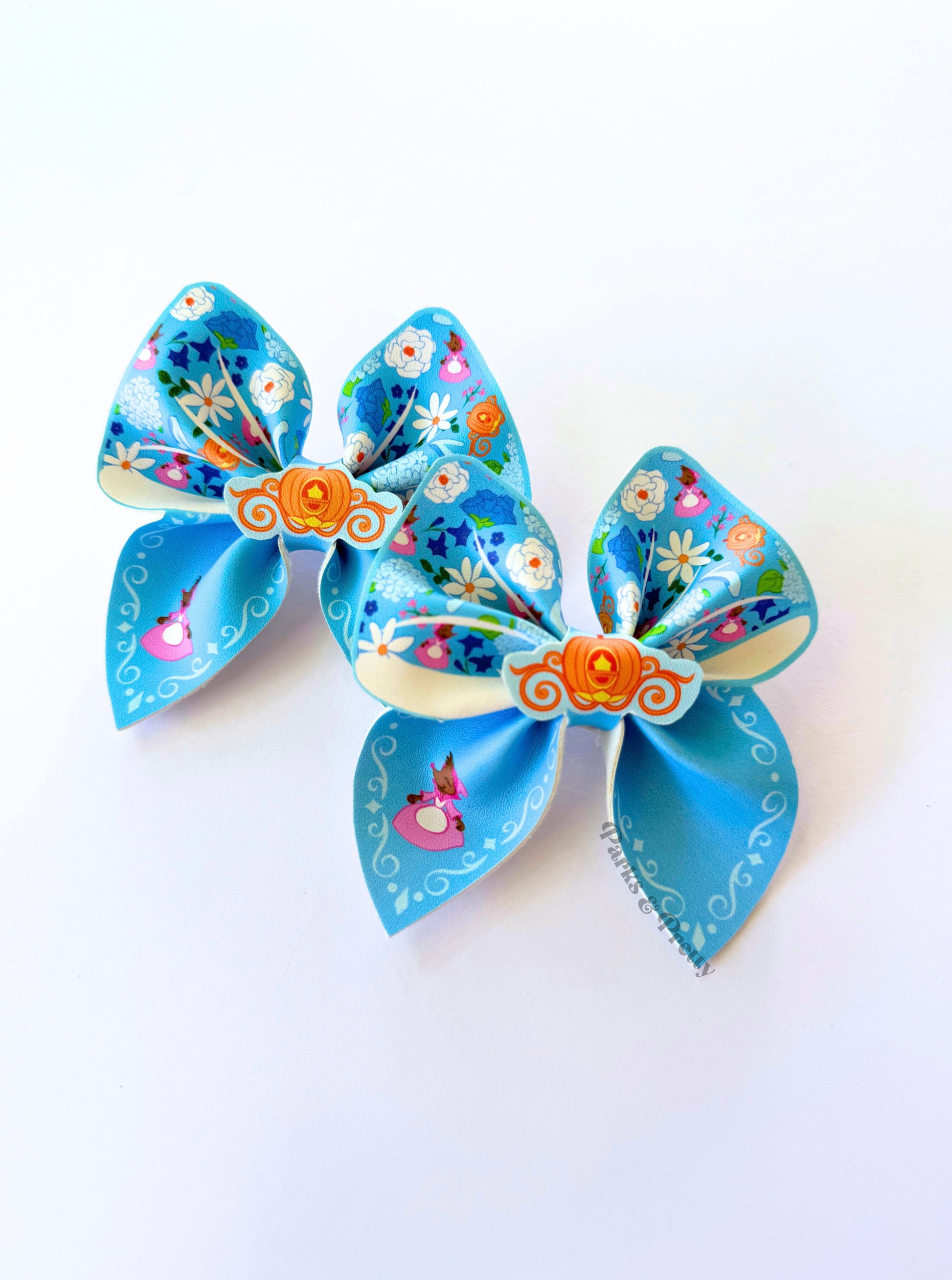 Glass slipper princess bow