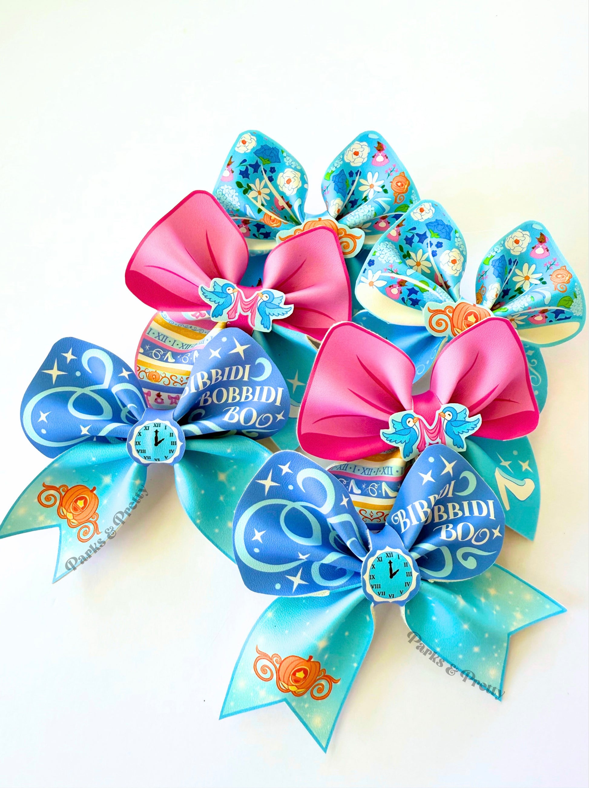 Glass slipper princess bow