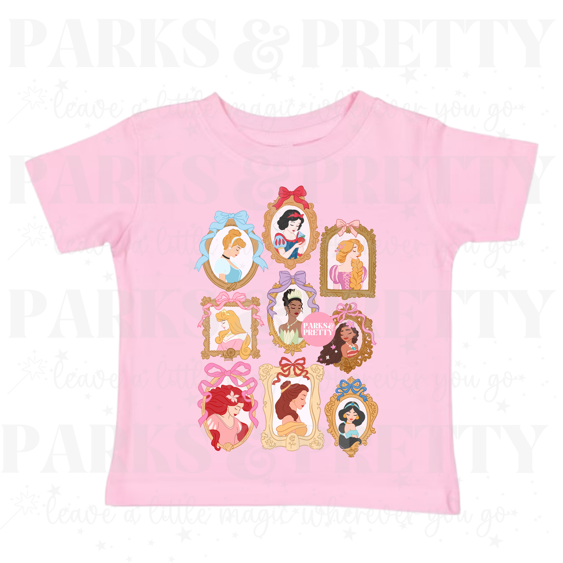 Kids princess frames tee
