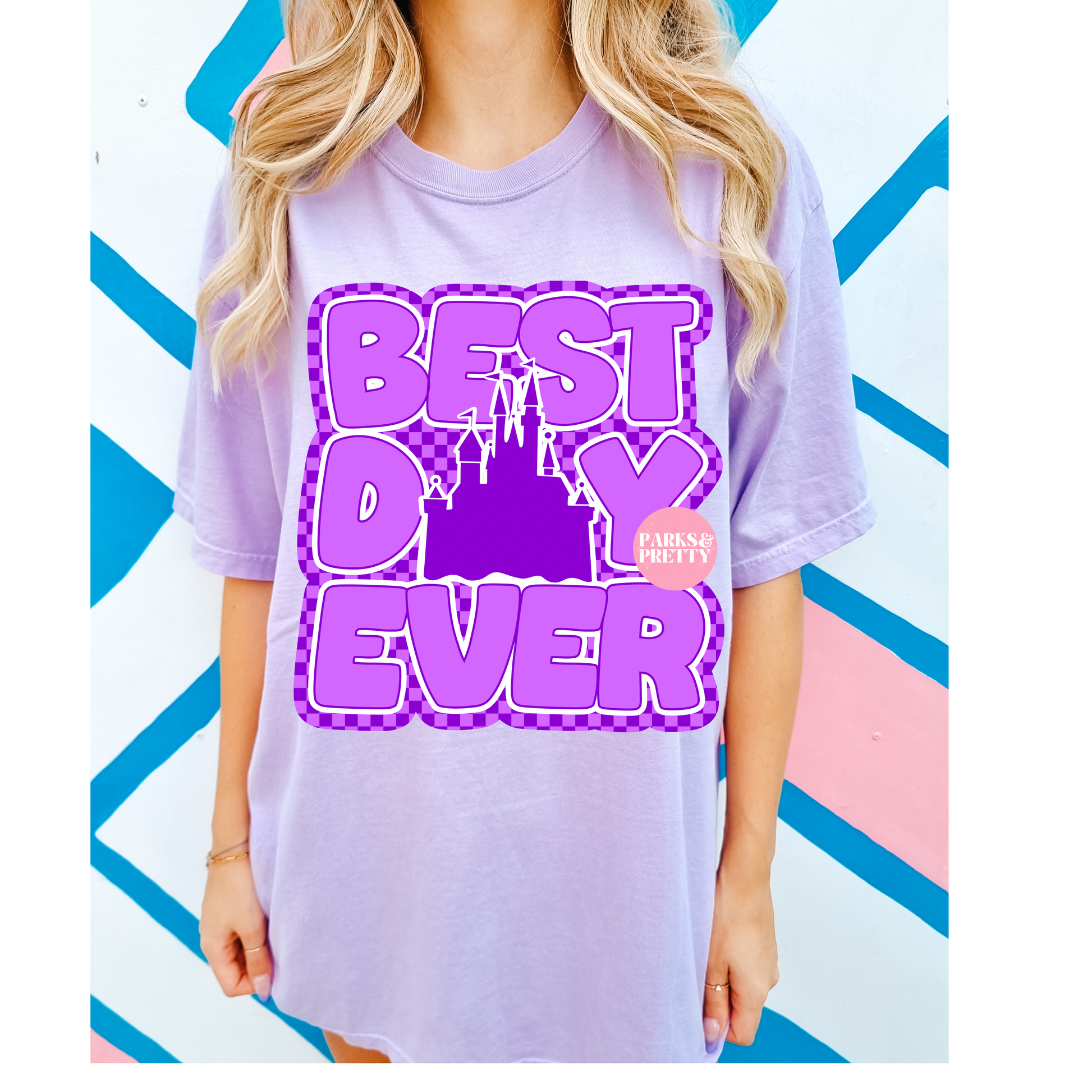 Best day ever purple tee