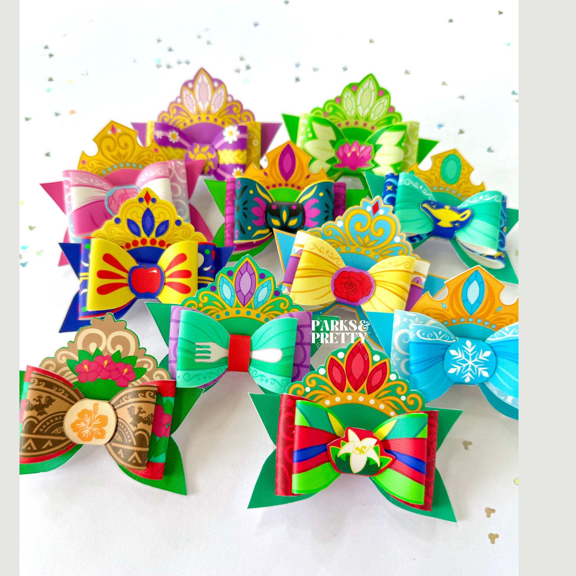 Mini princess bows