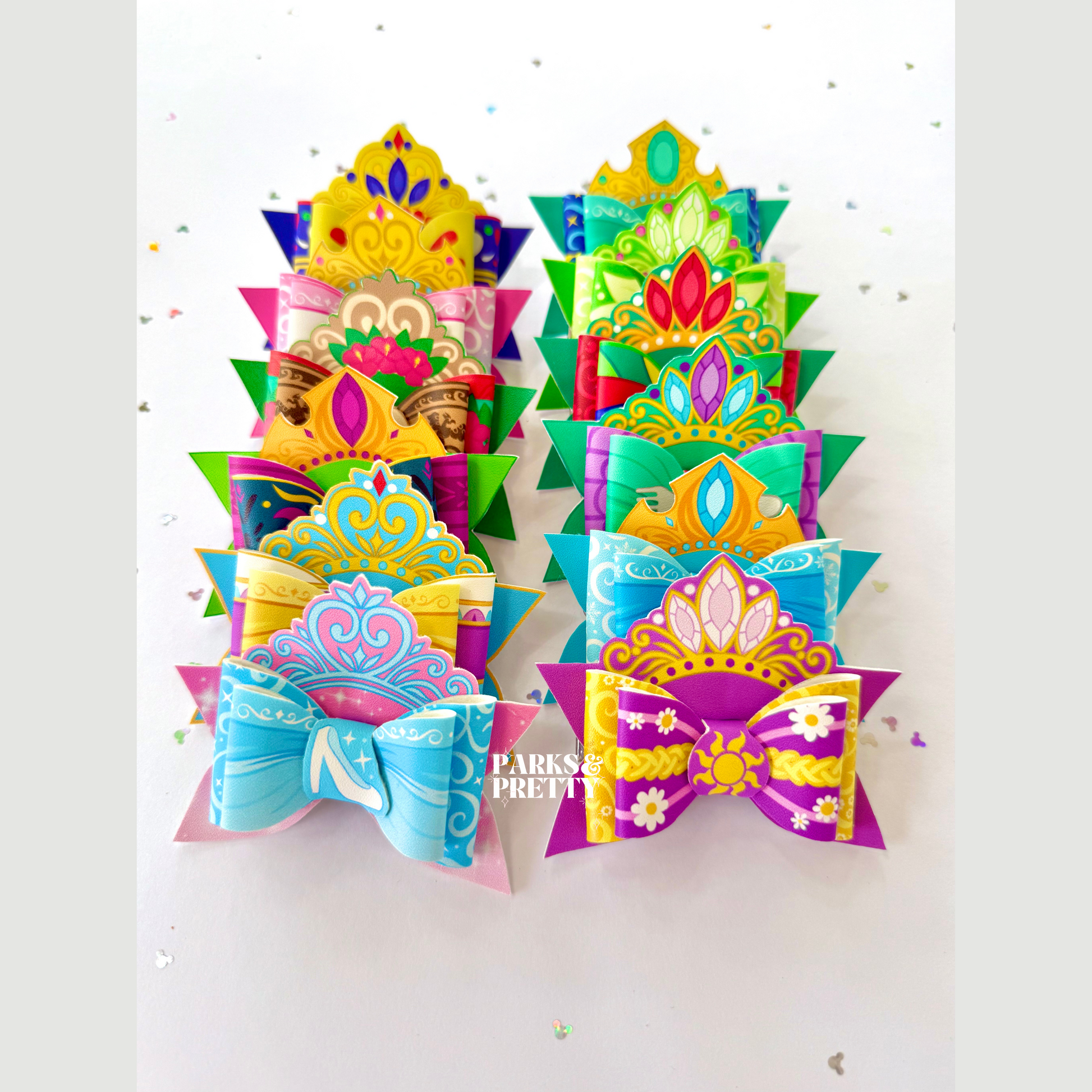 Mini princess bows