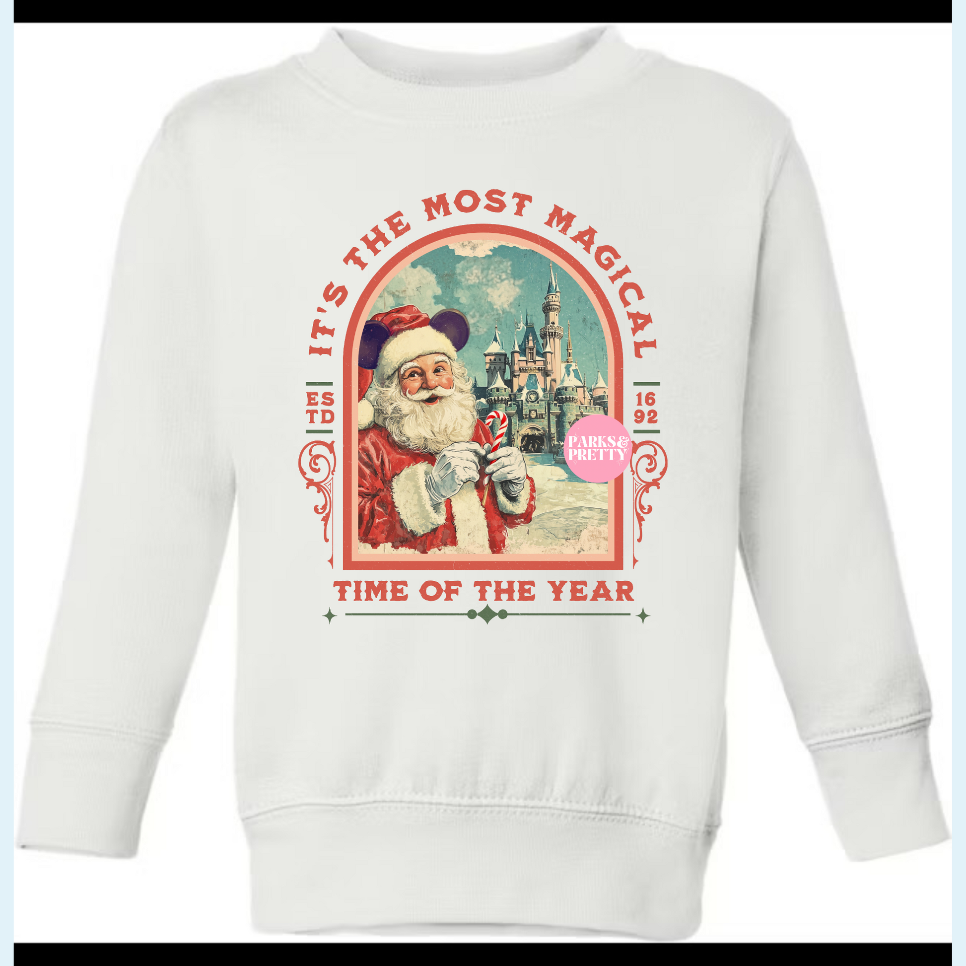 Toddler Christmas at the castle pullover