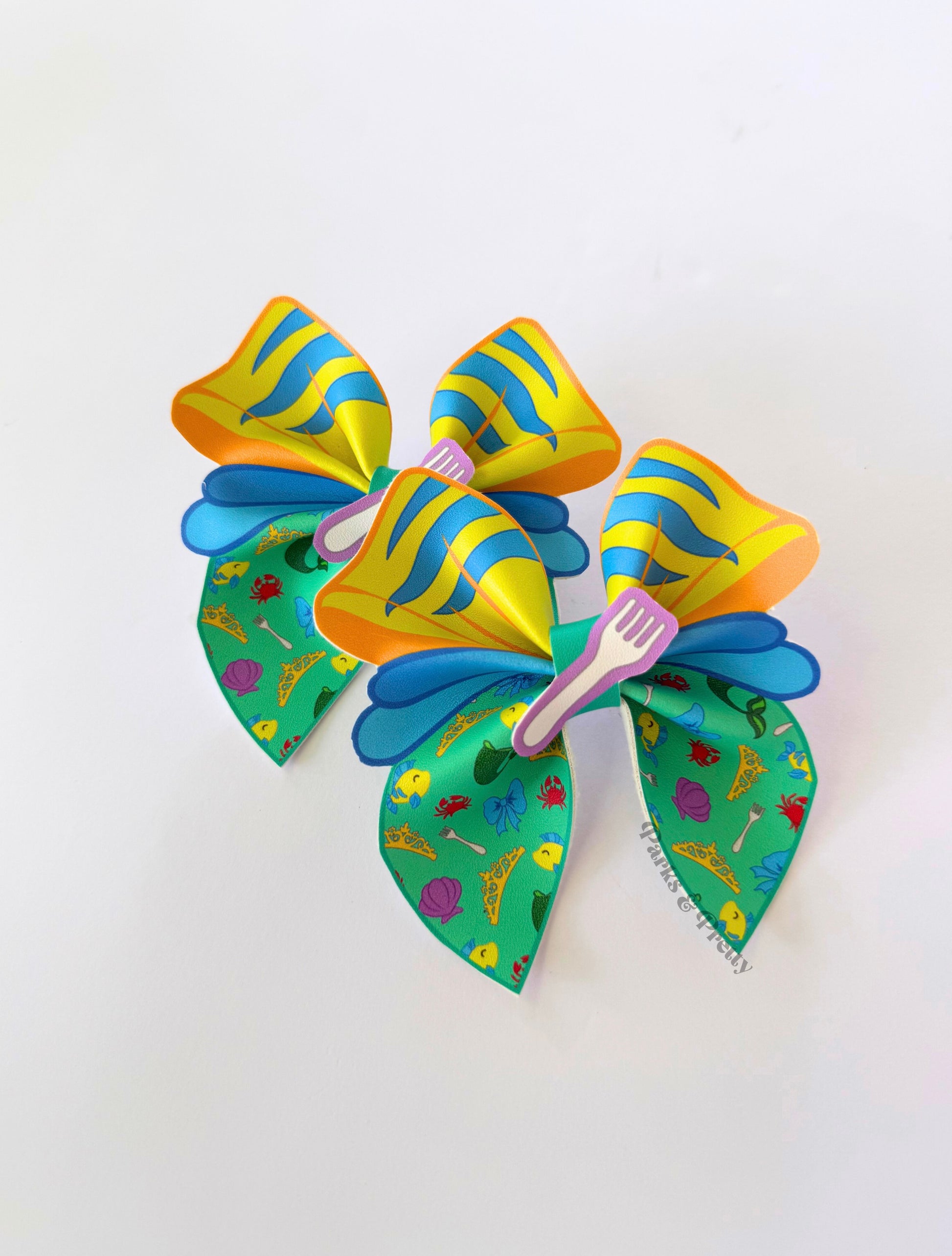 Mermaid princess bow