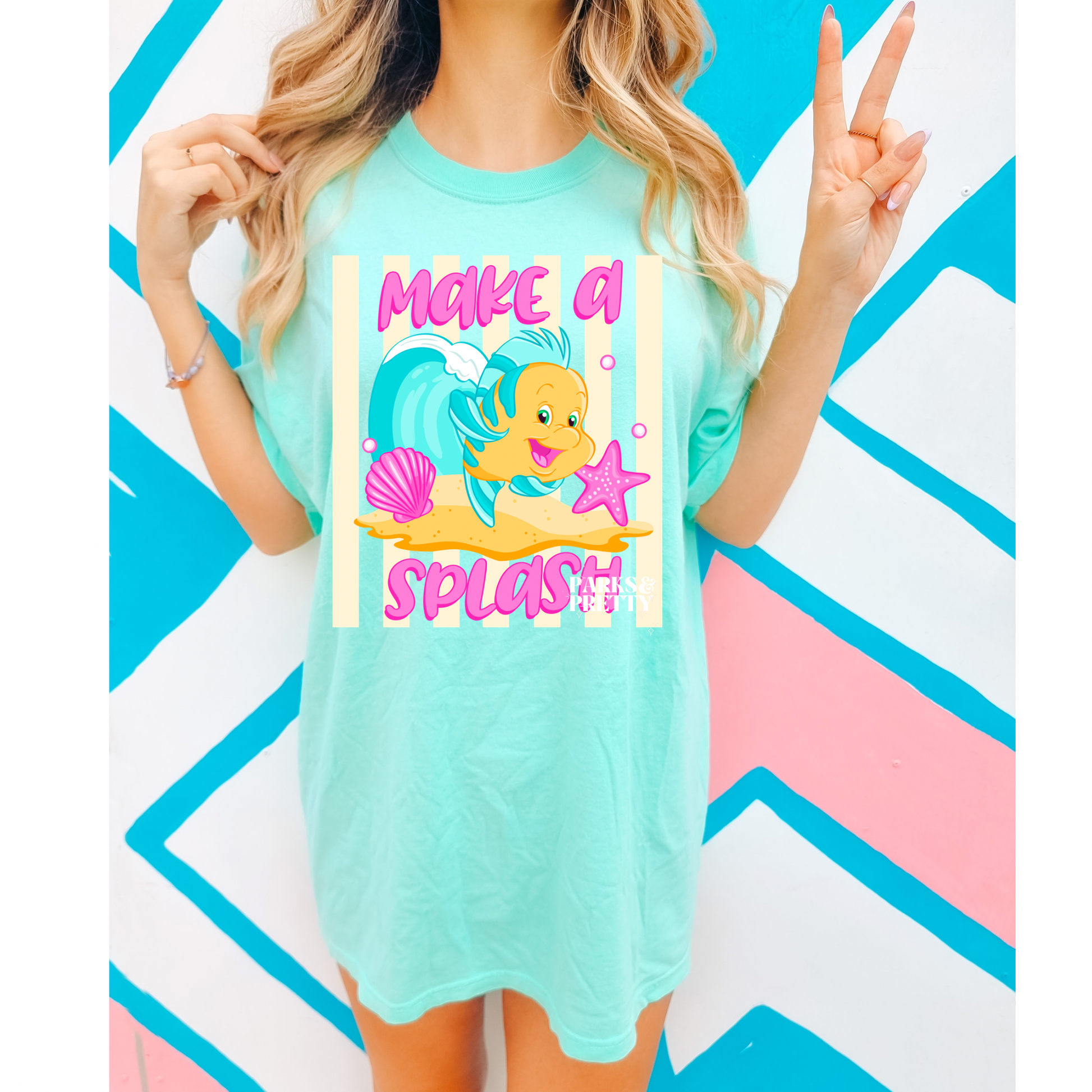 Splashin sidekick Tee-aqua