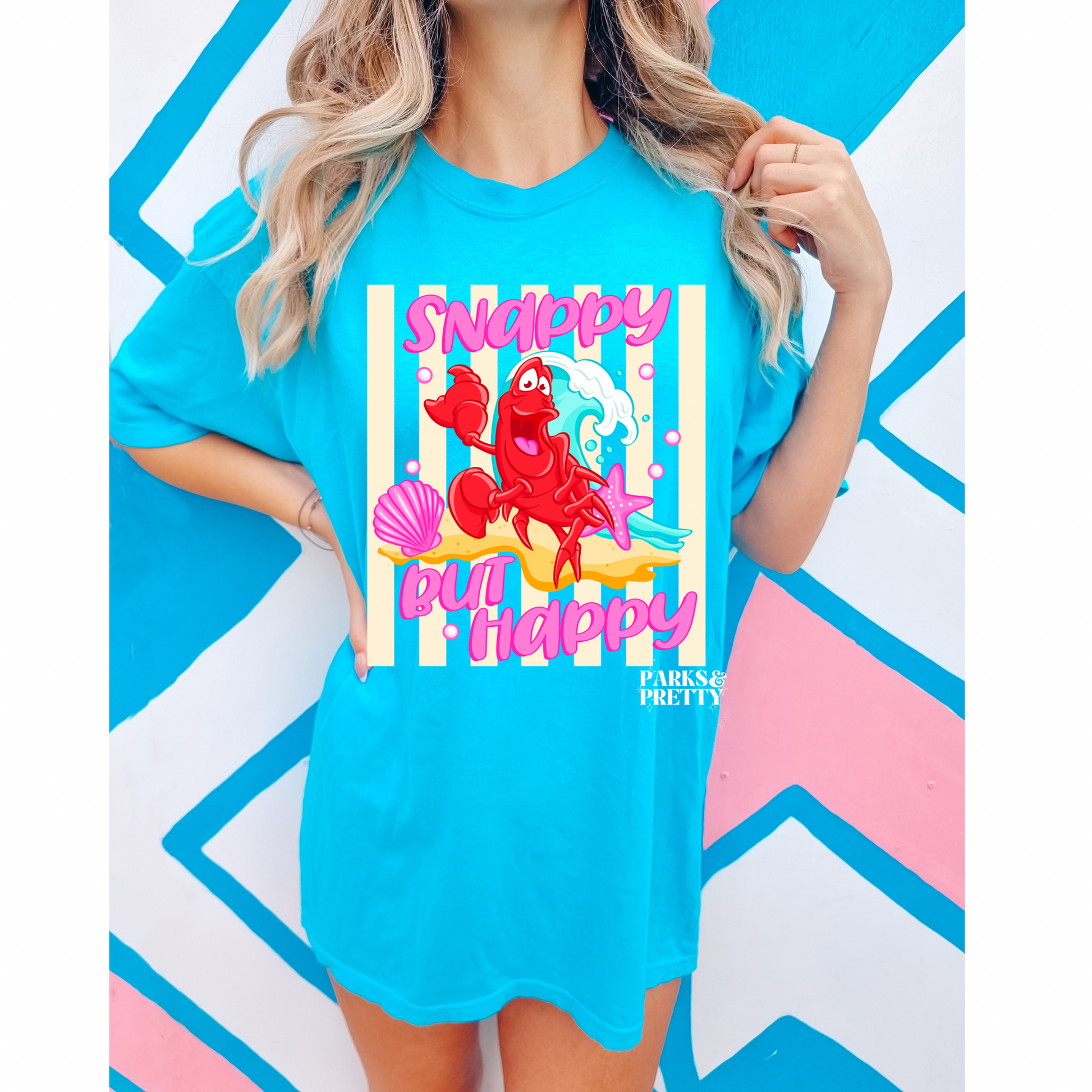 Crabby side kick tee