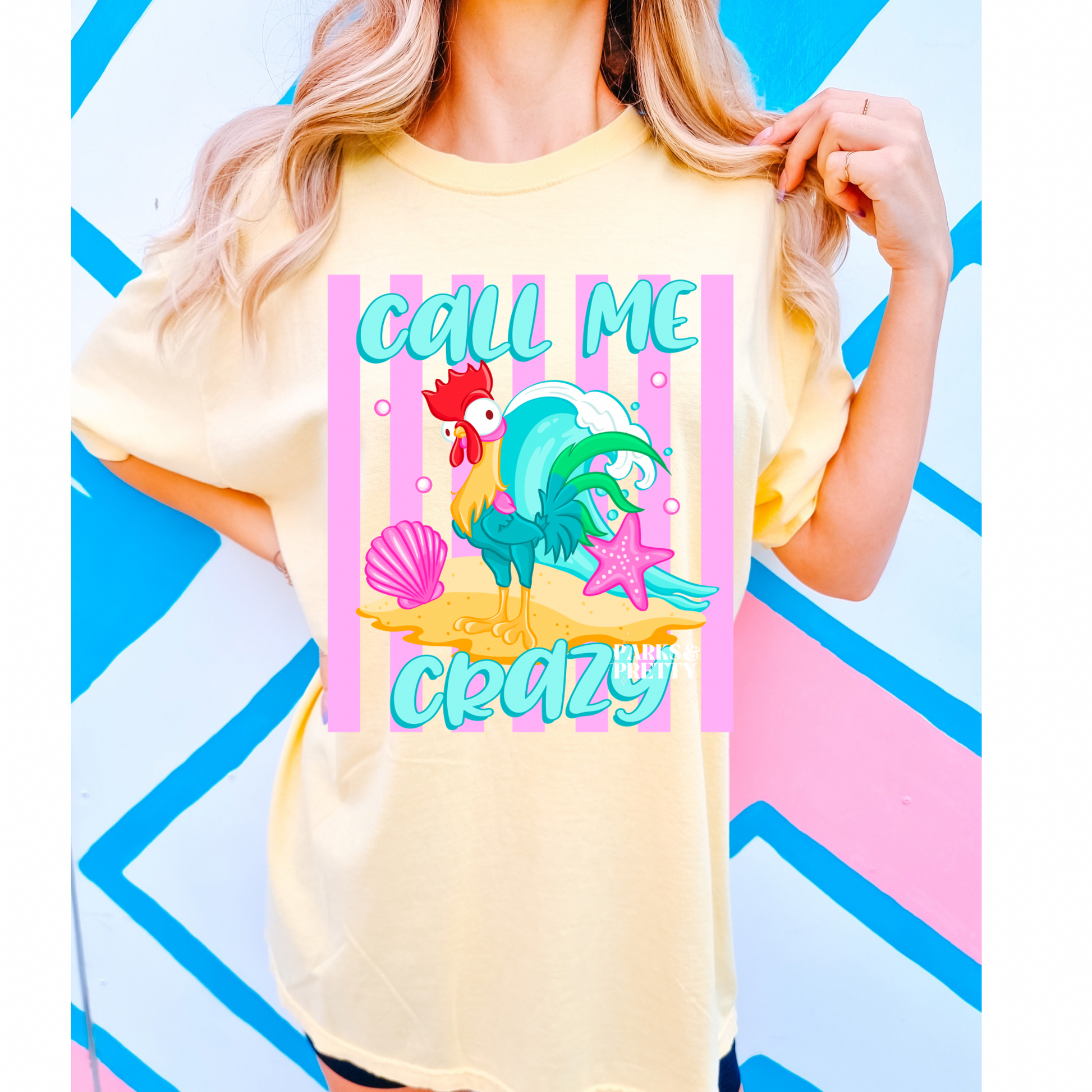 Crazy side kick tee- banana