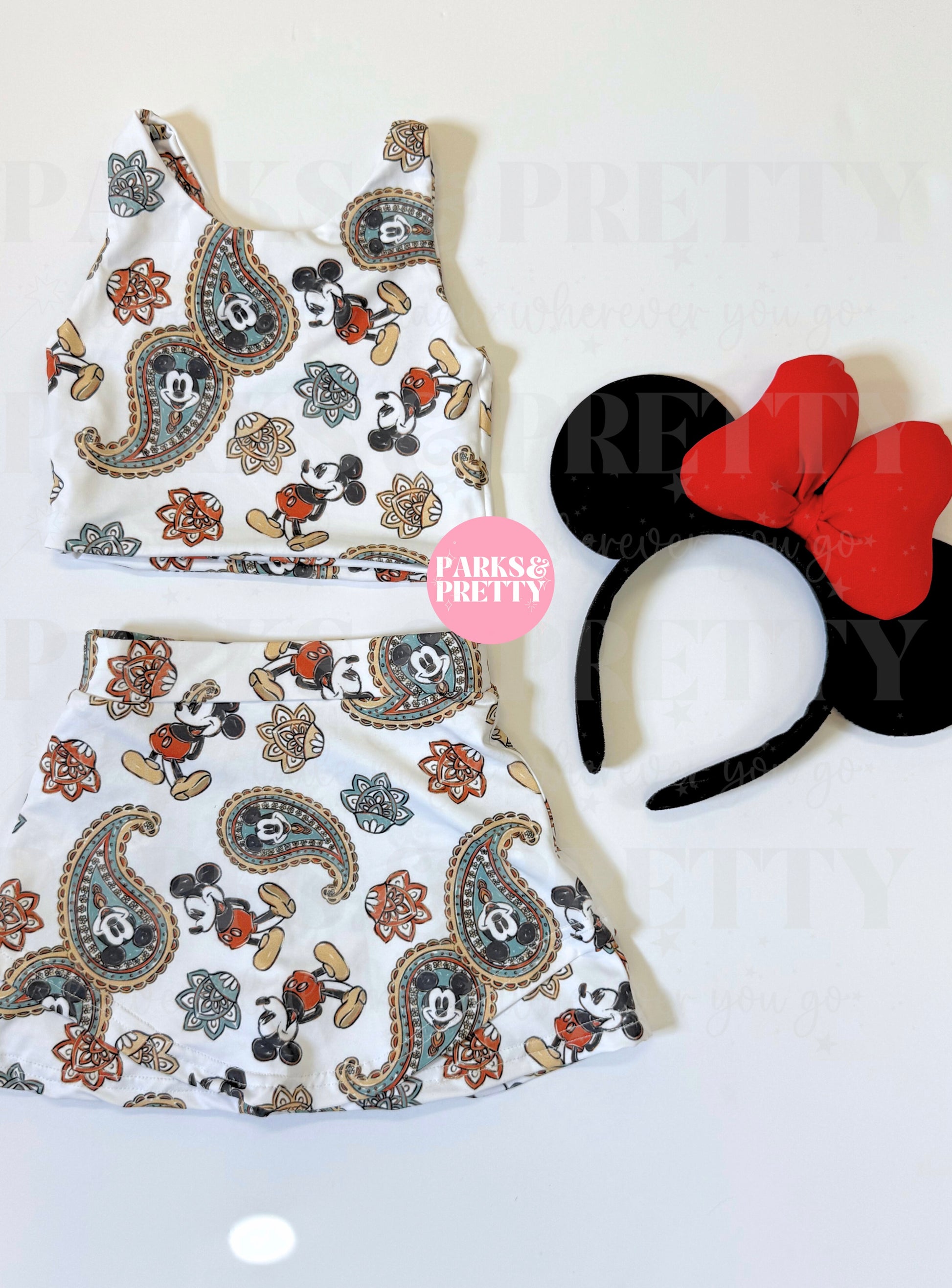 paisley athletic set kids
