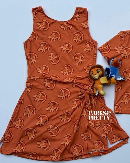 Adult Hakuna matata tie dress- RTS