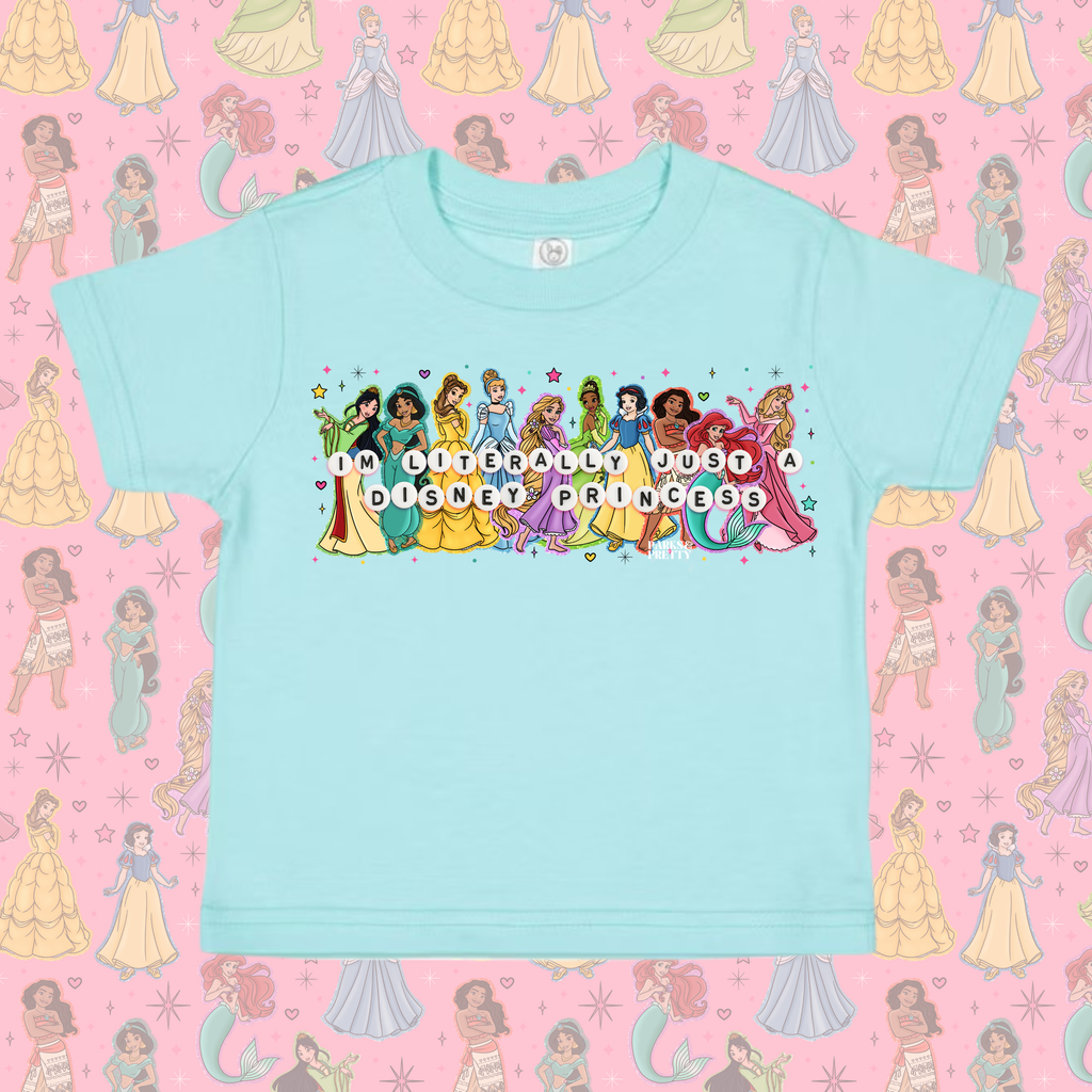 Literally just a princess kids tee- rhinestone version
