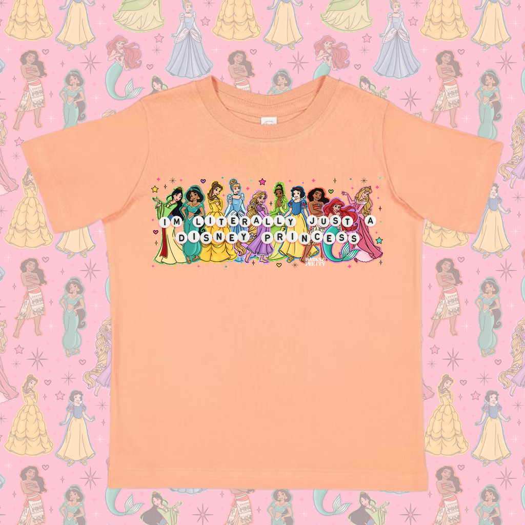Literally just a princess kids tee- rhinestone version