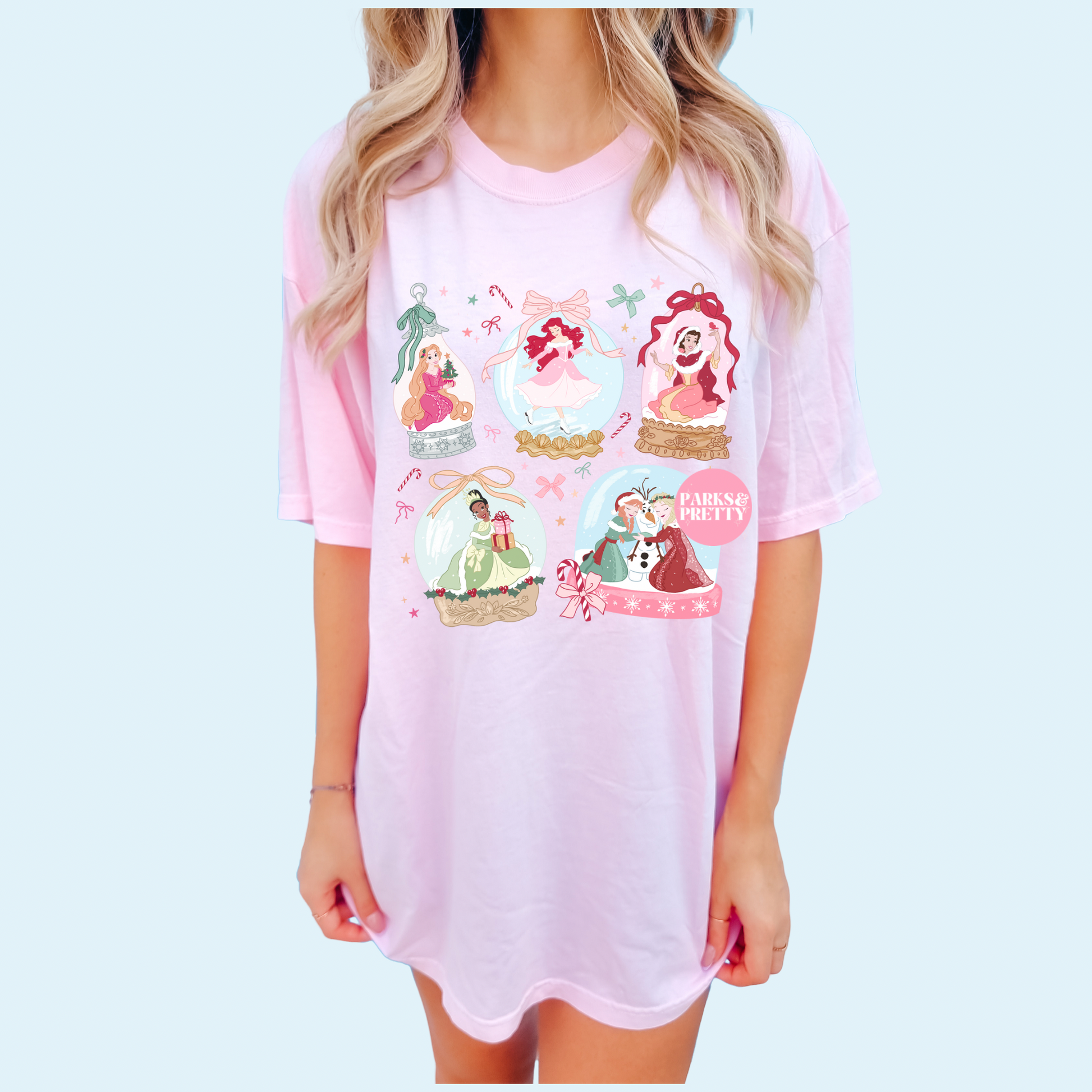 The girls globes tee