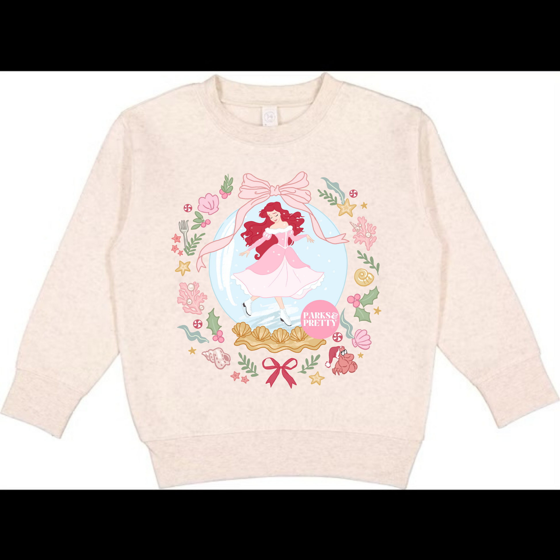 Toddler Ocean princess Christmaspullover