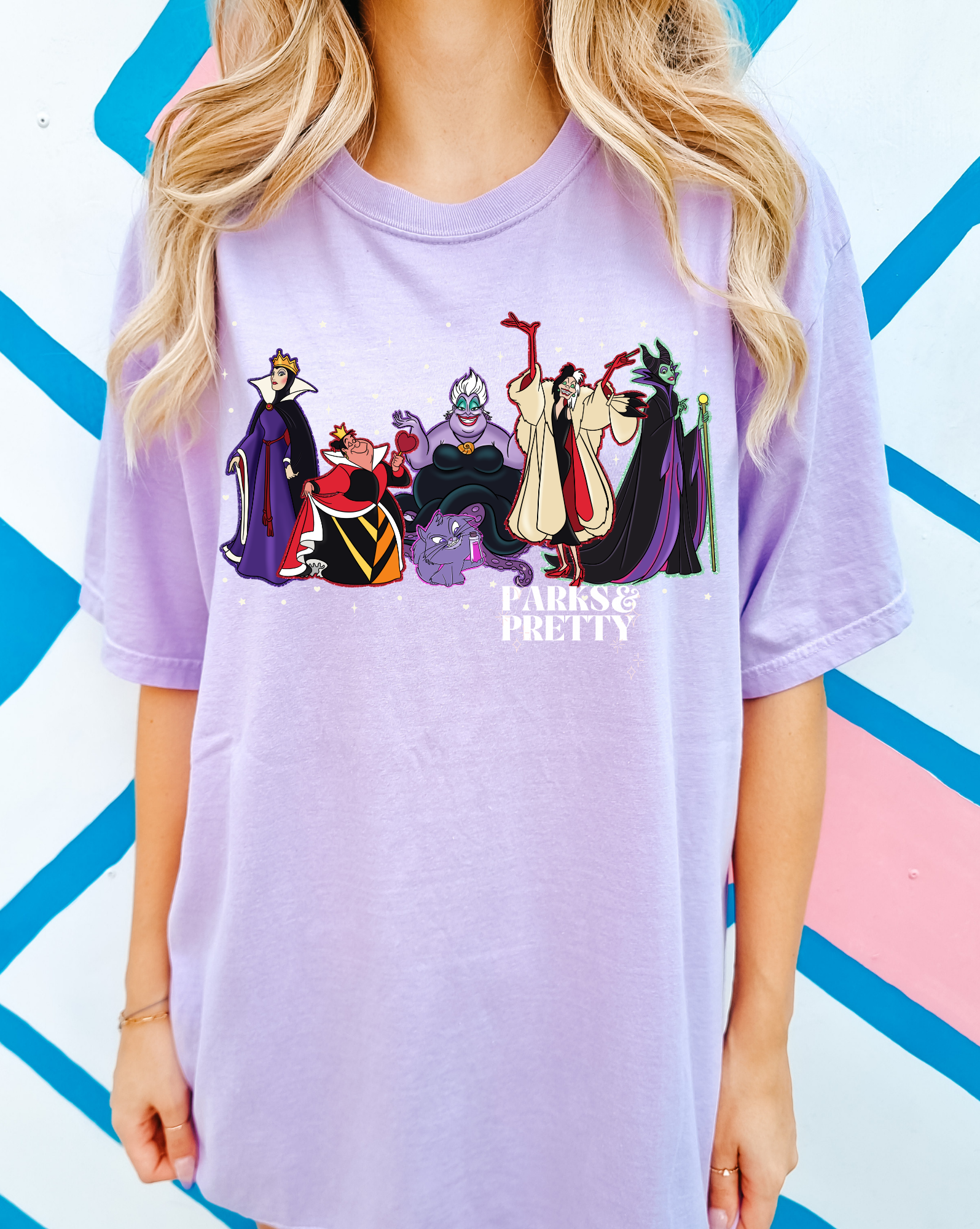 Villains tee- rhinestone version